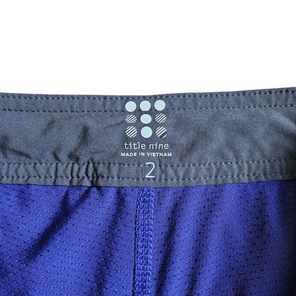 Title Nine Rogue Nimblene Blue Skort Performance Golf Womens‎ 12 - Picture 4 of 6